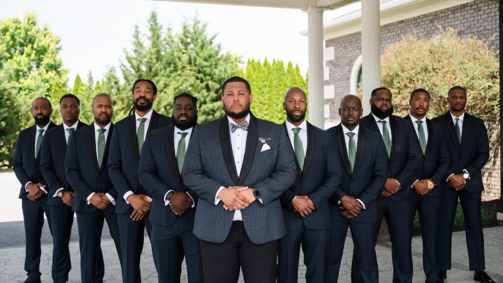 groom and groomsmen