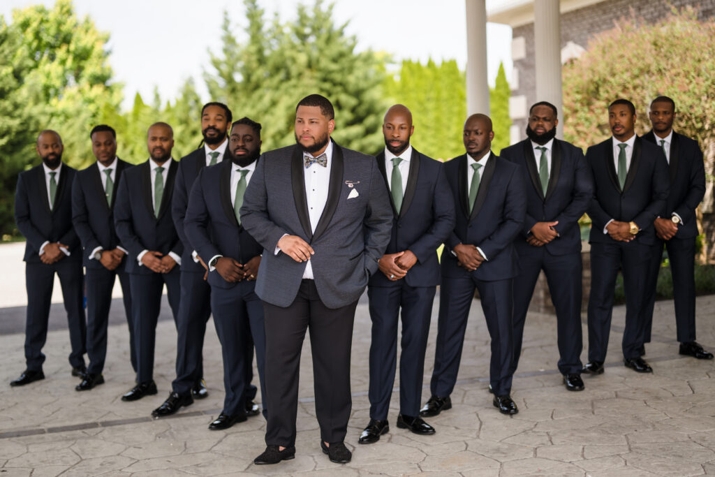 groom and groomsmen