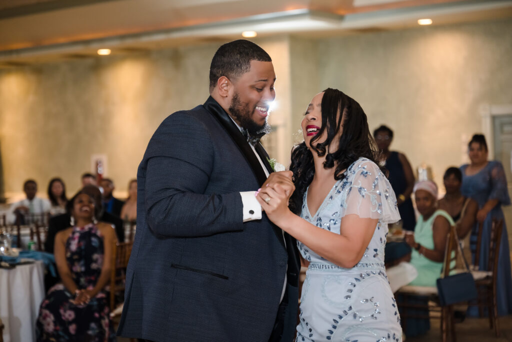 mother and son dance